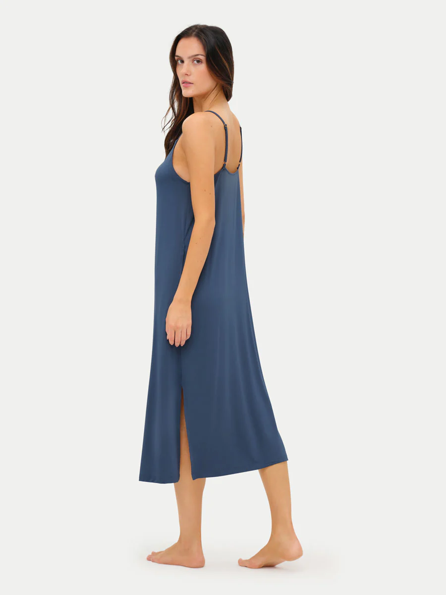Sleeveless Long Bamboo Sleepshirt - Image 23