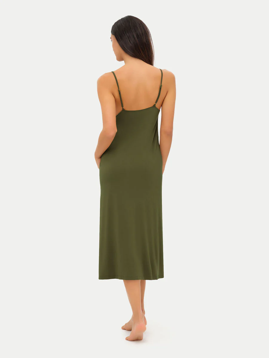 Sleeveless Long Bamboo Sleepshirt - Image 4