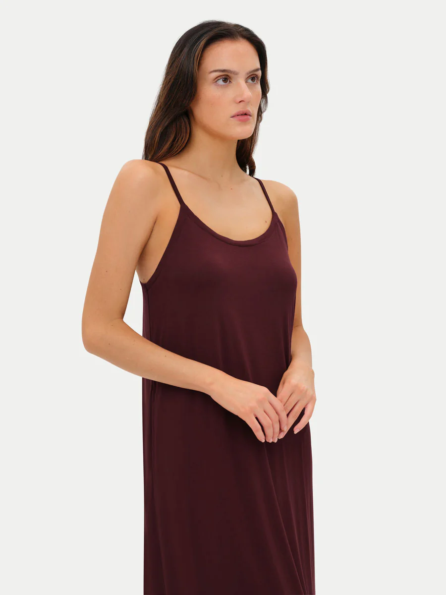 Sleeveless Long Bamboo Sleepshirt - Image 53