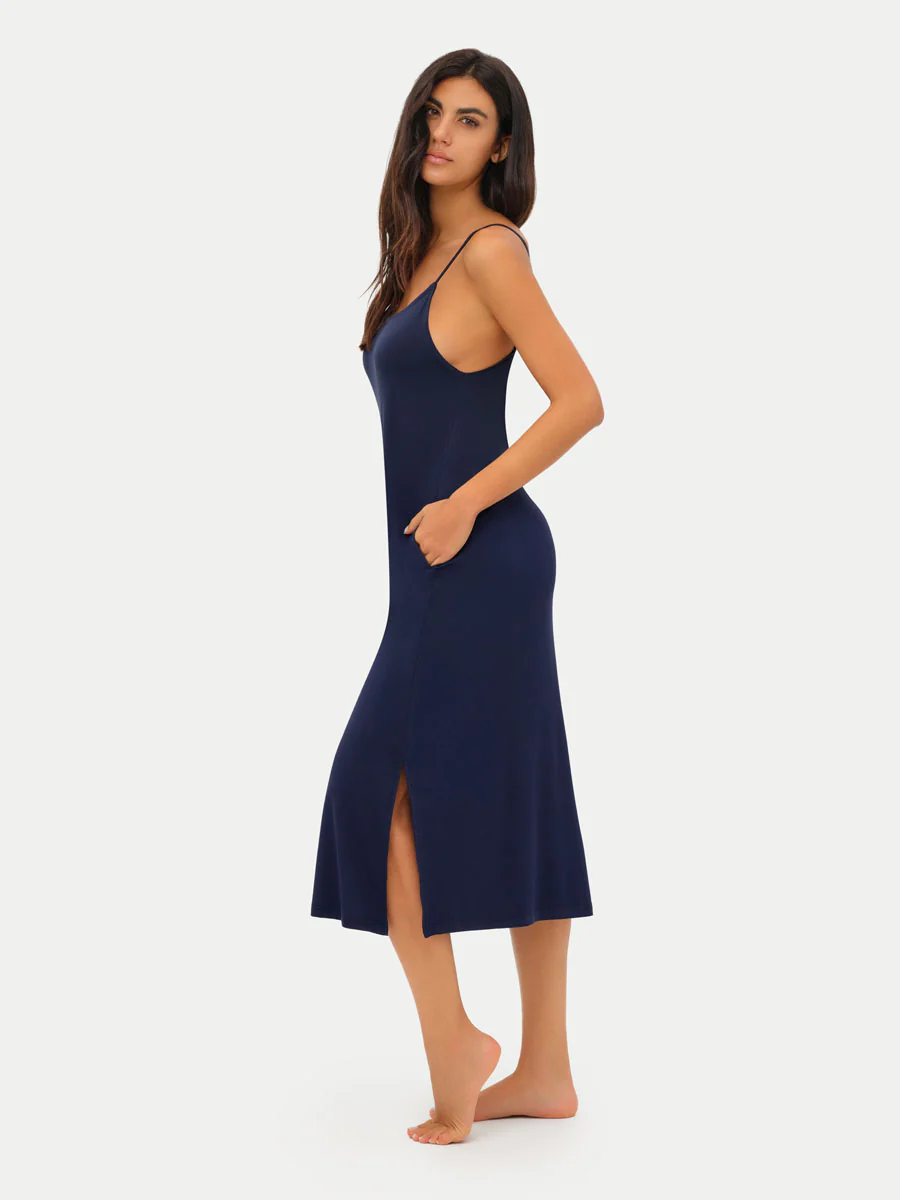 Sleeveless Long Bamboo Sleepshirt - Image 57