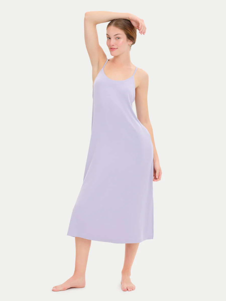 Sleeveless Long Bamboo Sleepshirt - Image 68