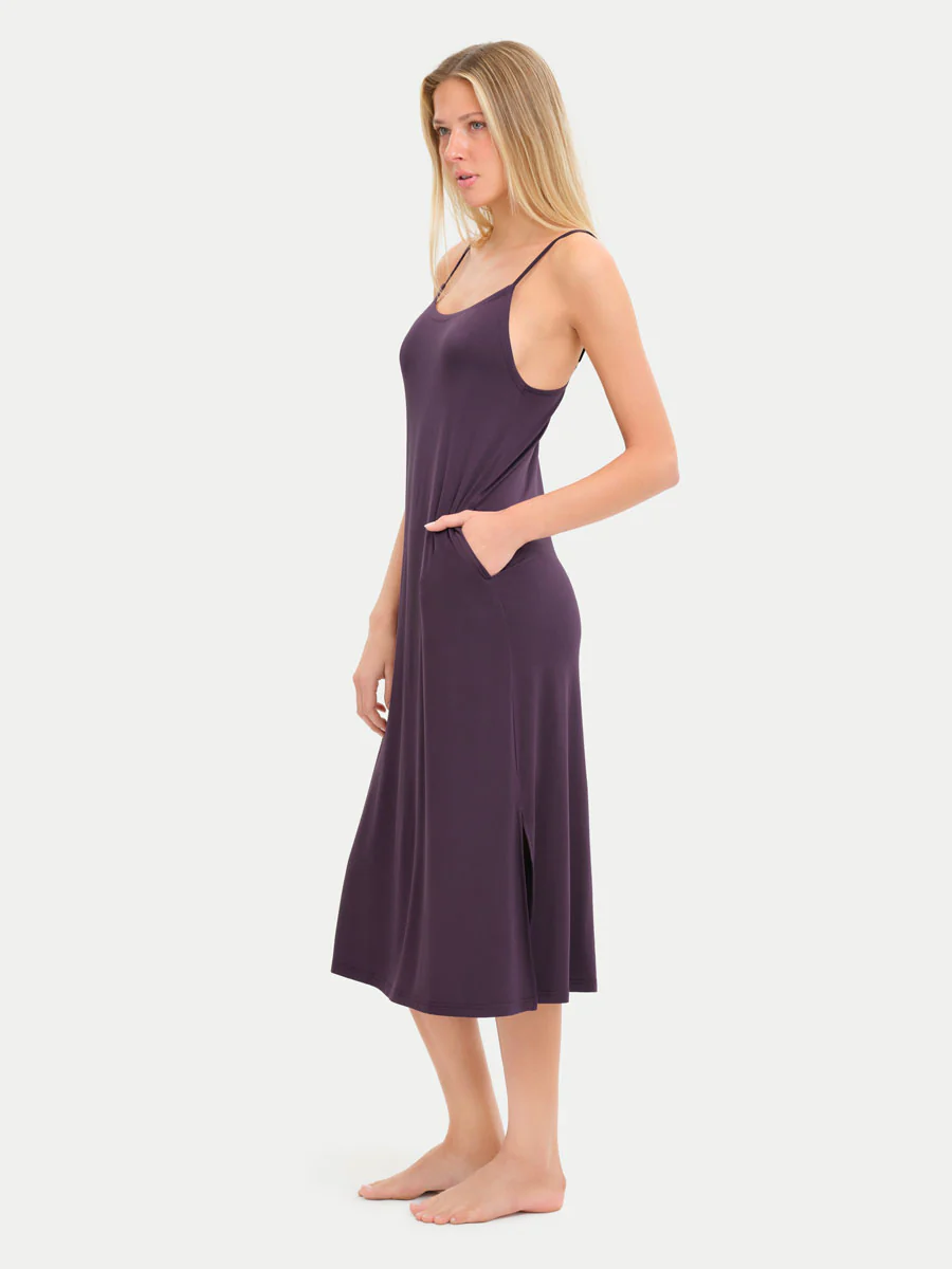 Sleeveless Long Bamboo Sleepshirt - Image 70