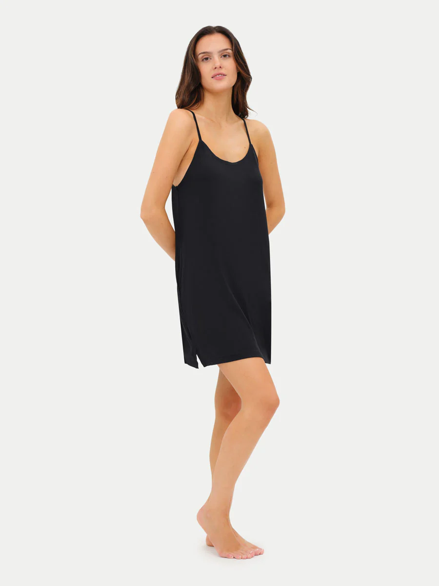 Sleeveless Short Bamboo Sleepshirt - Image 13