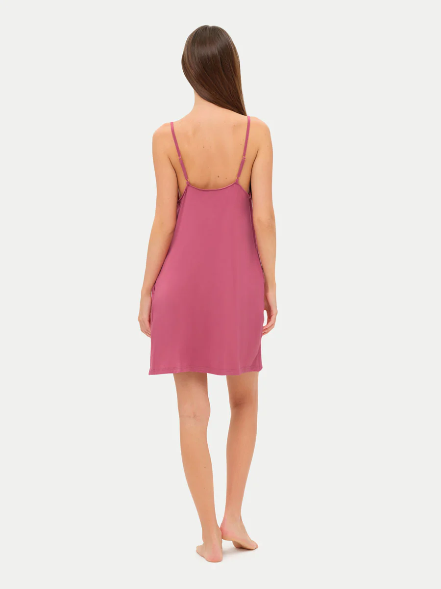 Sleeveless Short Bamboo Sleepshirt - Image 29