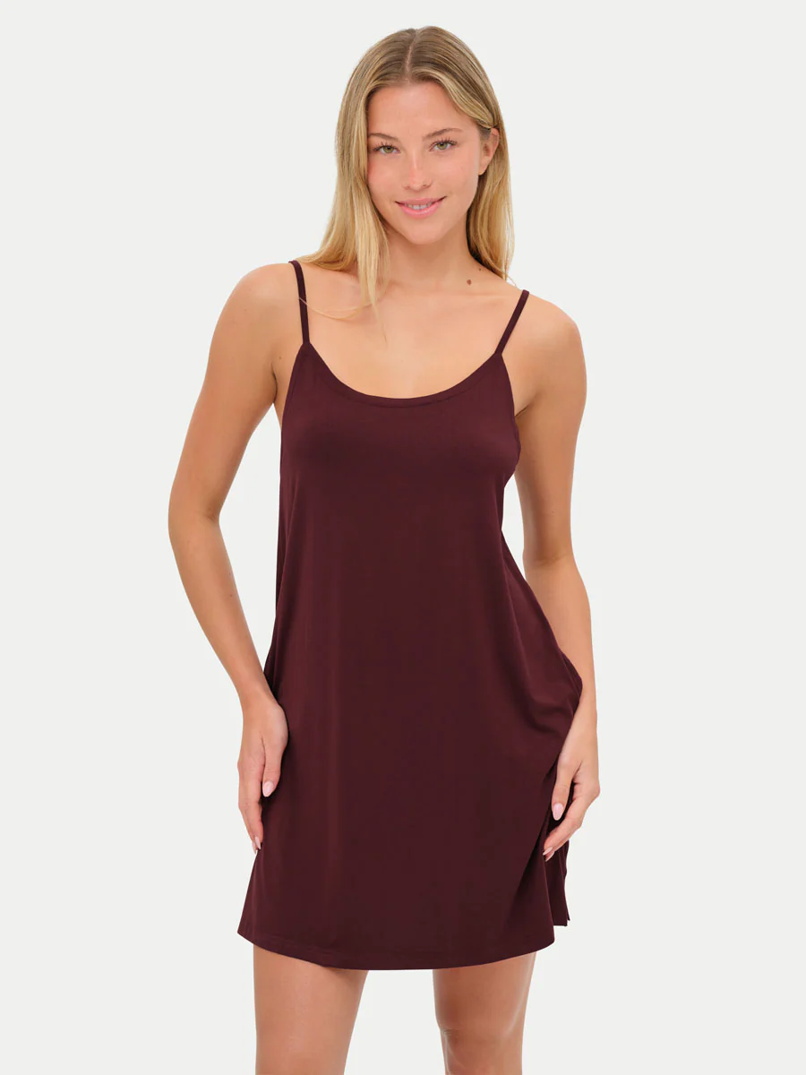 Sleeveless Short Bamboo Sleepshirt - Image 37