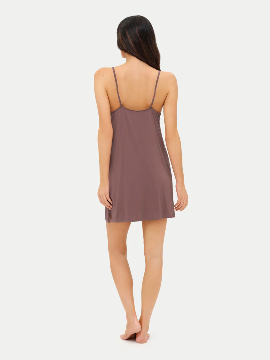 Sleeveless Short Bamboo Sleepshirt - Image 4