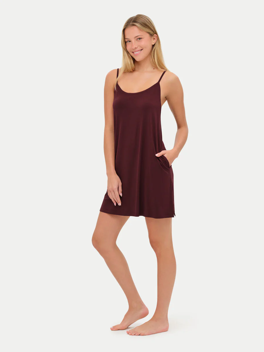 Sleeveless Short Bamboo Sleepshirt - Image 43