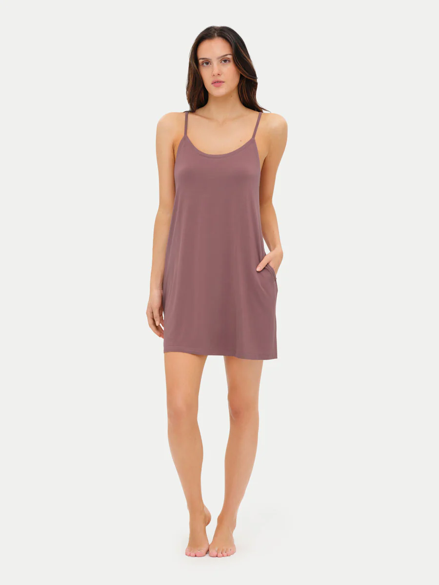 Sleeveless Short Bamboo Sleepshirt - Image 6