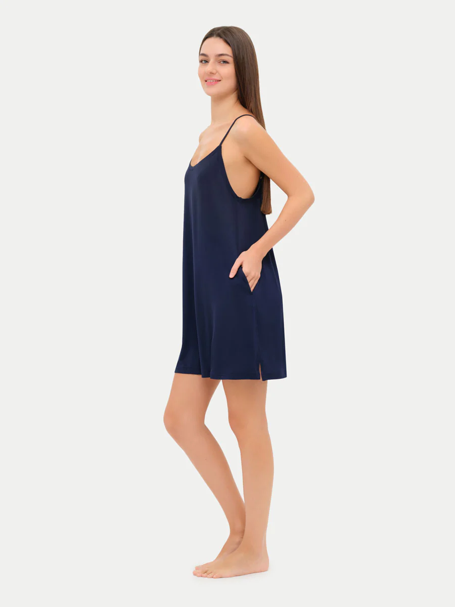 Sleeveless Short Bamboo Sleepshirt - Image 62